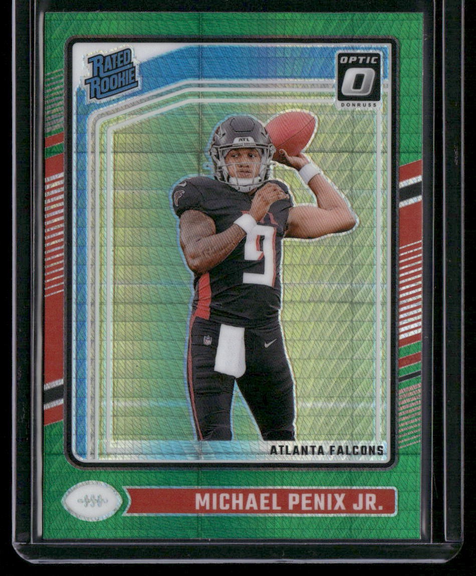 2024 Donruss Optic #279 Michael Penix Jr. Green Hyper
