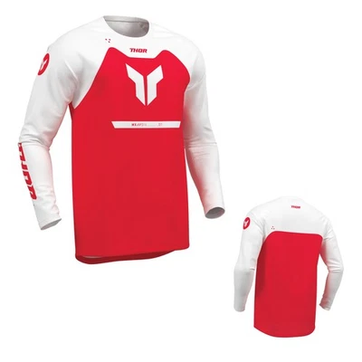 THOR MX Thor Ridemode Menace Rot Cross Jersey Trikot Motocross Enduro MX DH MTB