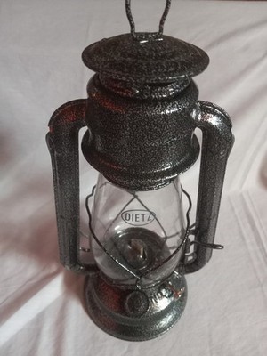 DIETZ Junior No 20 Petroleum Laterne Lampe Glaskugel 12 Zoll hoch VINTAGE noch NEU