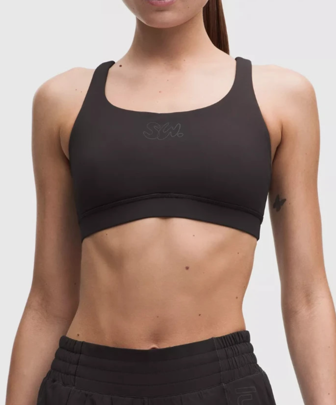Lululemon Seawheeze 2026 REFLECTIVE Energy Bra~Size 6~NWT~Midnight Eclipse