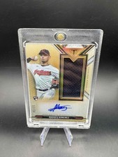 2021 Topps Triple Threads Andres Gimenez GOLD AUTO RC ROOKIE PATCH RELIC #/25 SP