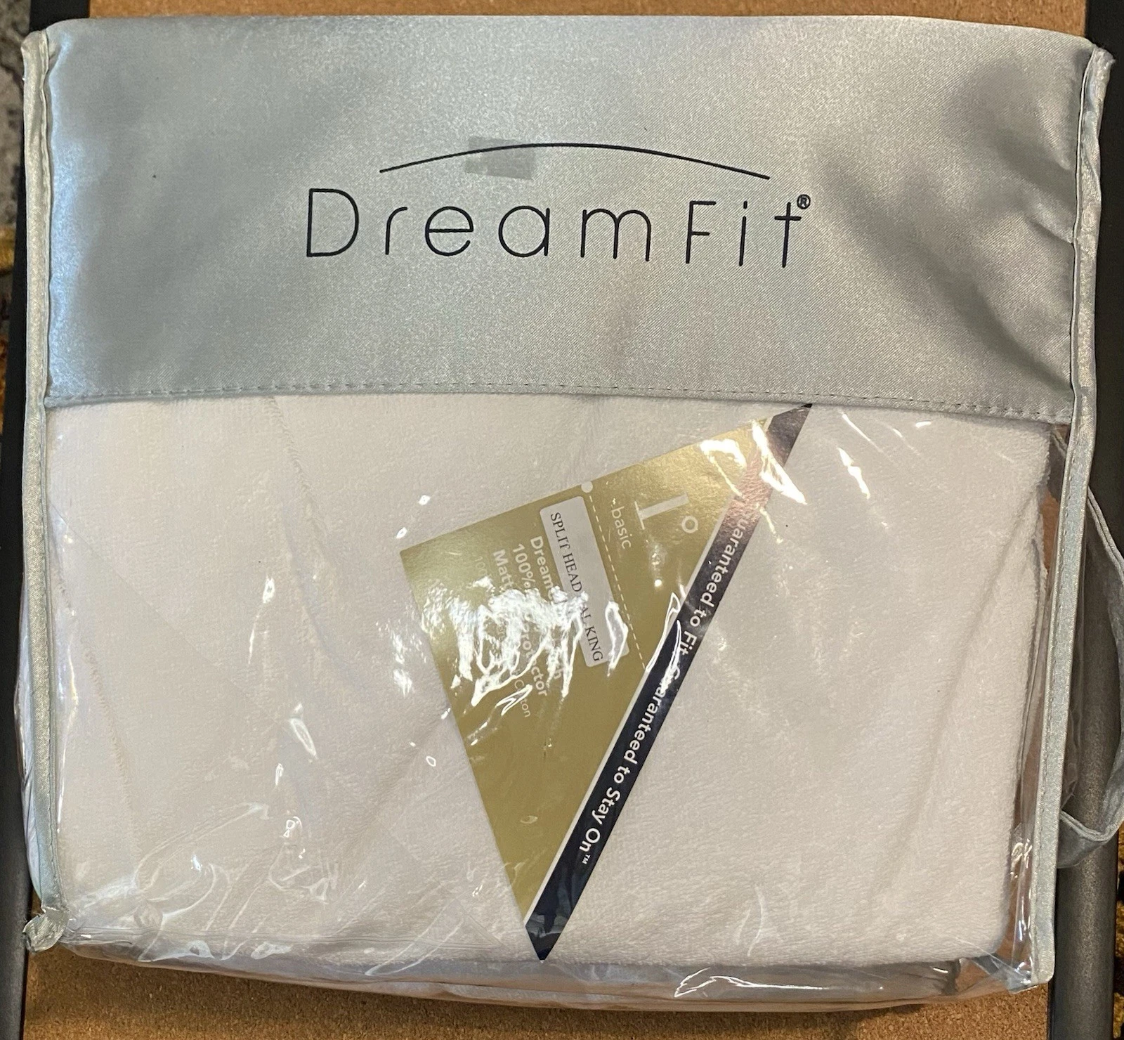 Dream Fit DreamClean Terry Cloth Mattress Protector Split Head California King