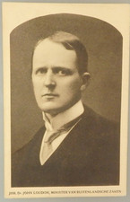Foto Autogrammkarte Politiker John Loudon  (144749)