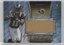 2013 Bowman Sterling Jumbo Rookie Relic Blue Refractor 93/99 Tavon Austin 1k9