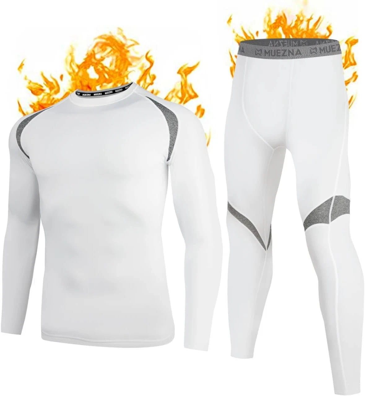 Men's Thermal Top and Bottom Set Underwear Long Johns Base Layer, Size Large
Opens in a new window o