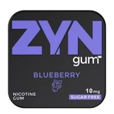 ZYN BLUEBERRY Gum, Bluebery, 10mg, 20ct - EXP 4/21/28 (776000) OTC