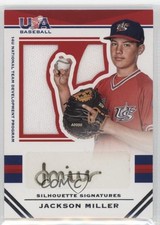 2017 Panini USA Baseball Stars & Stripes Jersey /49 Jackson Miller Auto 0i76