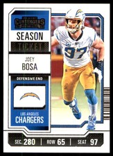 Joey Bosa 2023 Panini Contenders #58 Chargers NFL READ FREE SHIP AutographDen