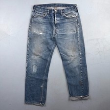 Levis 501 Big E Vintage 60s Redline Selvedge USA XX 1960s Jeans 36x32 Act 34x29