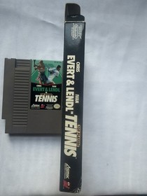 CHRIS EVERT & IVAN LENDL IN: TOP PLAYERS TENNIS Nintendo NES Game CIB Authentic!