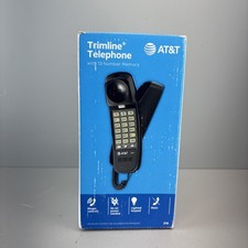 AT T Trimline Telephone 13 Number Memory Model 210