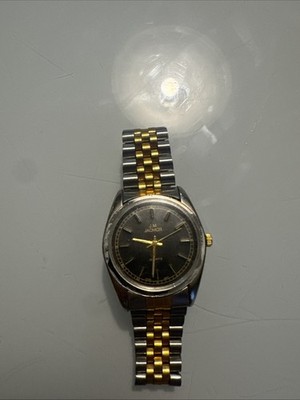 gold and silver color j.m jacmor quartz watch vintage
