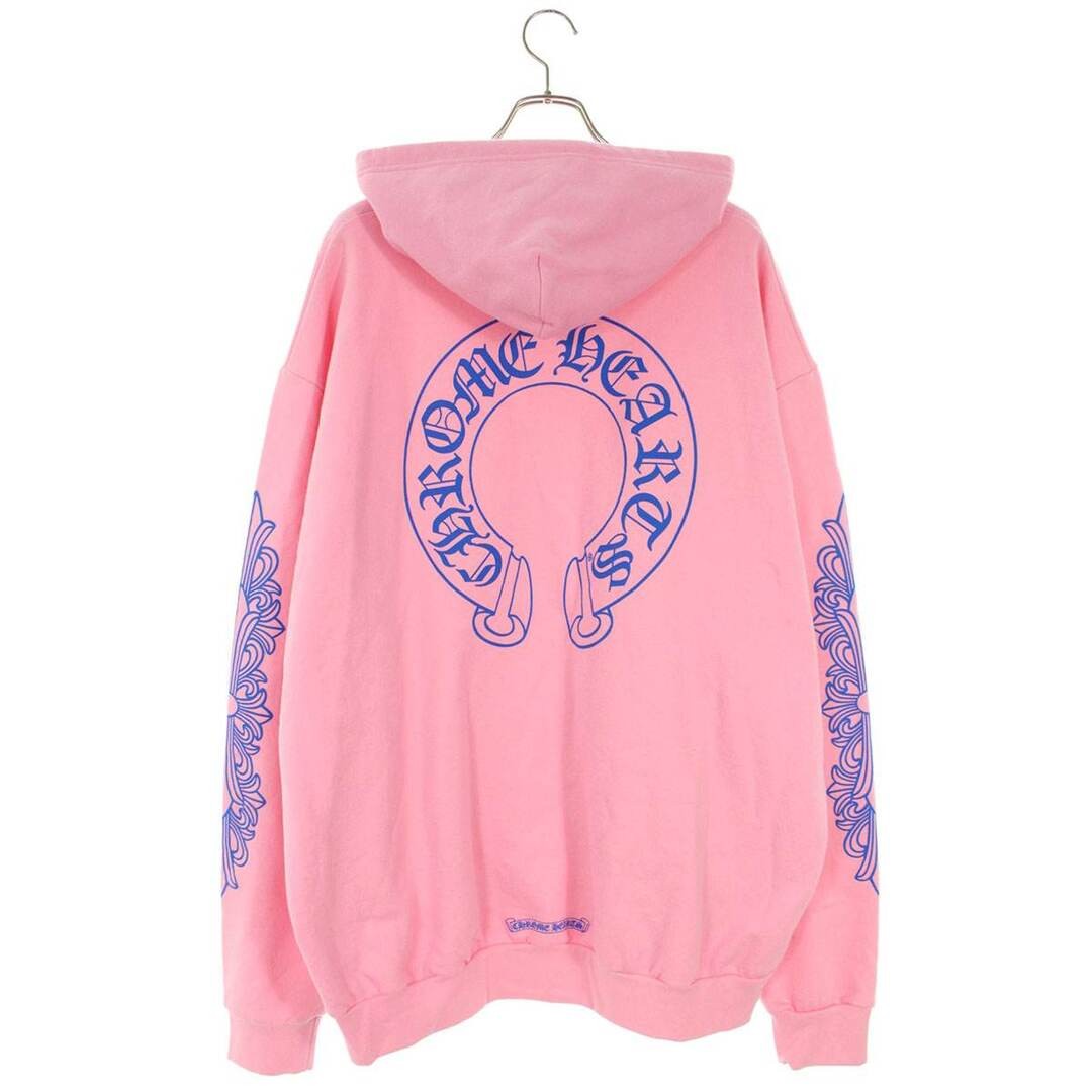 Chrome Hearts SWTSHRT PLVR Back Horseshoe Sleeve Floral Print Pullover Used 821f thumbnail 3