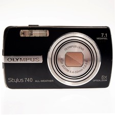 OLYMPUS STYLUS 740 All-Weather Digital Camera - 7.1MP / 5x - Tested - Very Good