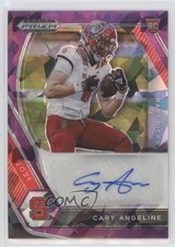 2021 Panini Prizm Draft Picks Purple Ice 25/99 Cary Angeline #DPA-CAN Auto 12li