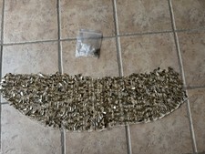 Extra Fabric From Sherri Hill Prom Dress 54912 Gold Teardrop Sequins Beads