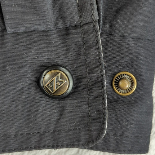 VTG Cutter & Buck Jacket Mens Large Black Full Zip Hooded Golf Course Logo - Picture 7 of 10