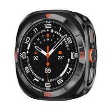 For Samsung Galaxy Watch Ultra 47mm Metal Case with Bezel Rugged Bumper Cover