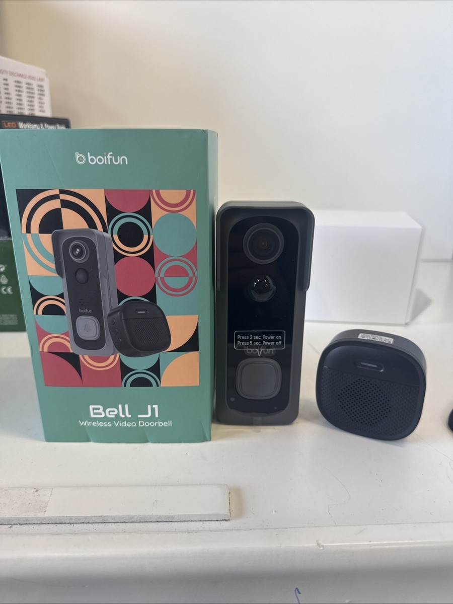 BOIFUN Wireless Video Doorbell Camera WiFi Smart Door Camera USB Indoor  Chime UK