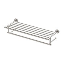 Gatco 4637 Glam 24" Metal Towel Shelf - Nickel
