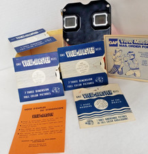VINTAGE 1950s Model E View Master 3D Viewer In Box With 4 Scotland Photo Reels
