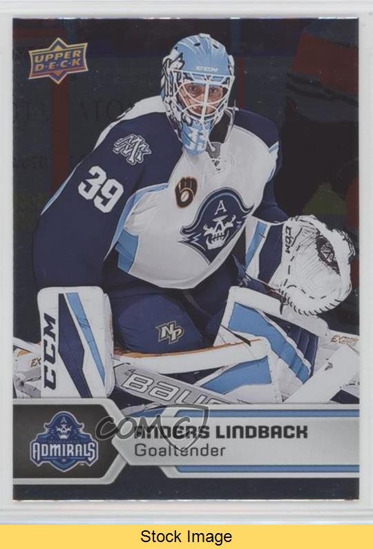 2017-18 Upper Deck AHL Silver Foil Anders Lindback #16 READ 8tn