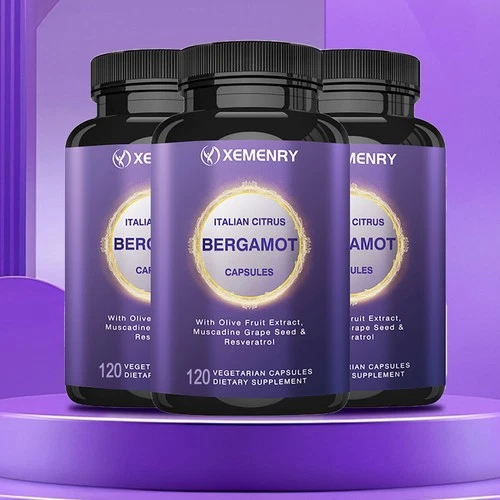 Italian Citrus Bergamot - Resveratrol,Olive Leaf,Cholesterol & Heart Health