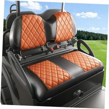 Precedent Golf Cart Seat Covers for Club Car Precedent Original Orange Diamond