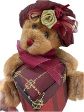 Dan Dee Collectors Choice Keepsake Gift Box Teddy Bear RED MAROON