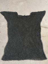 Medieval Chainmail Shirt Butted Rings Steel Chain Armor Handmade