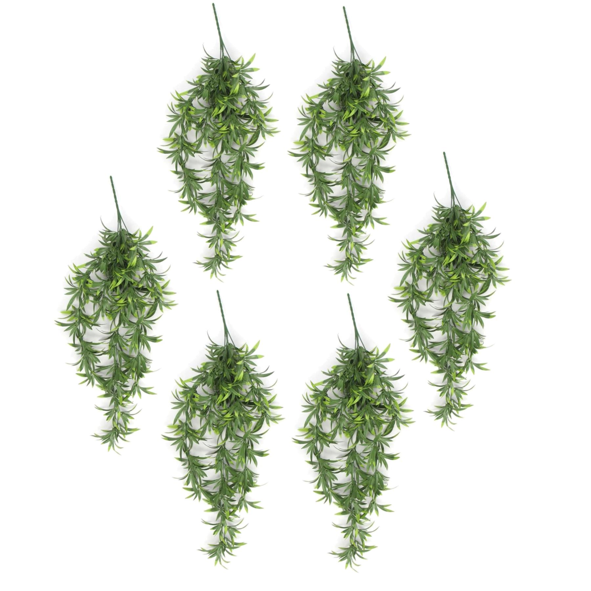 Leaf - Artificial Fronded Thyme Hanging Plant - 70cm - Pack of 6 - Image 2