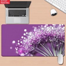 1pc a Purple Floral 2D Flat Design Pad Suitable for Desks, Gaming, And Office