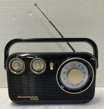 Studebaker SB2003BT Portable AM/FM Bluetooth Retro Radio AUX Jack - AC/DC power