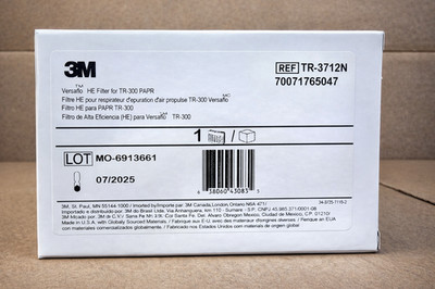 3M TR-3712N HE High Efficiency Filter for Versaflo TR-300 Series PAPR