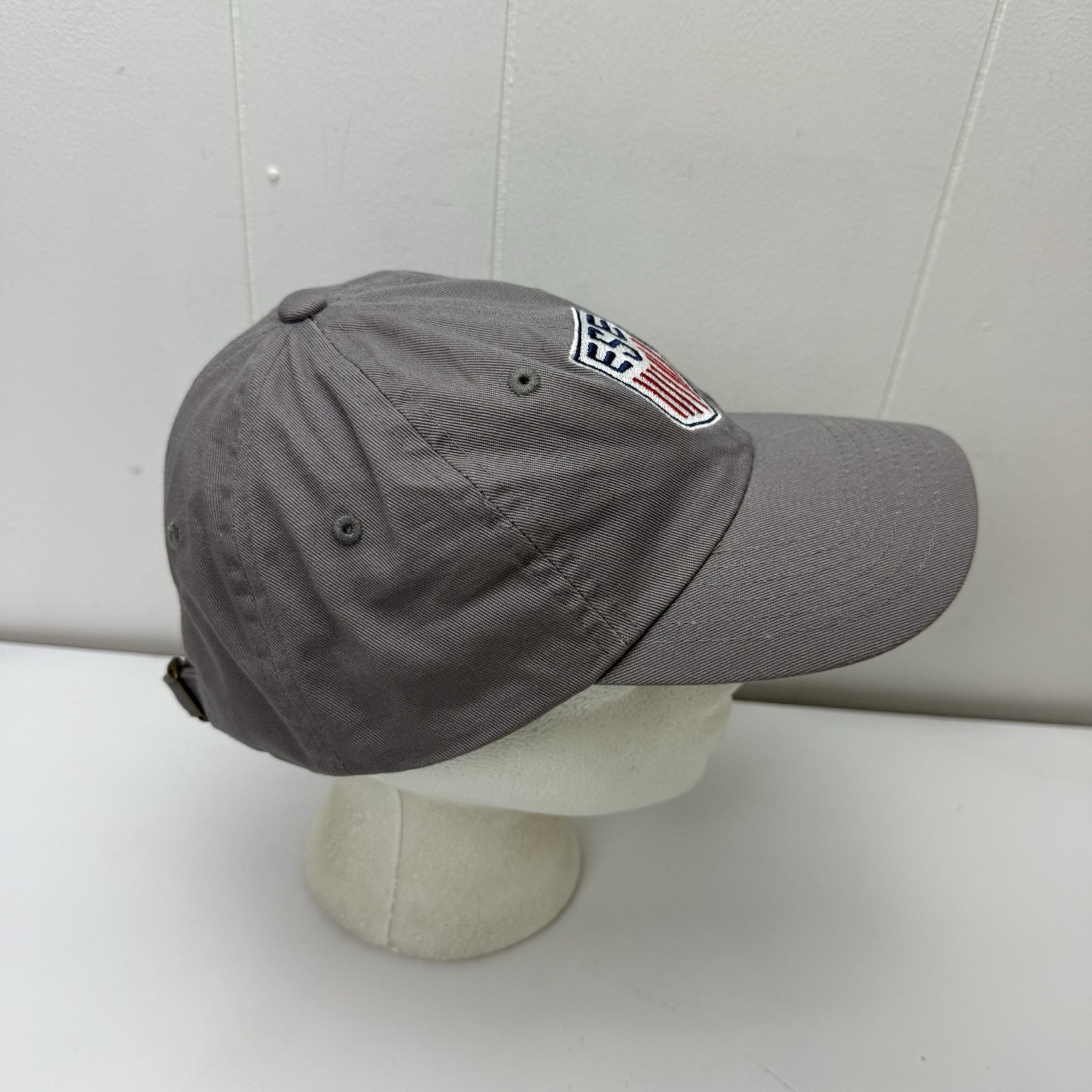 ESE Hat Cap Gray Strapback Adjustable Embroidered… - image 6