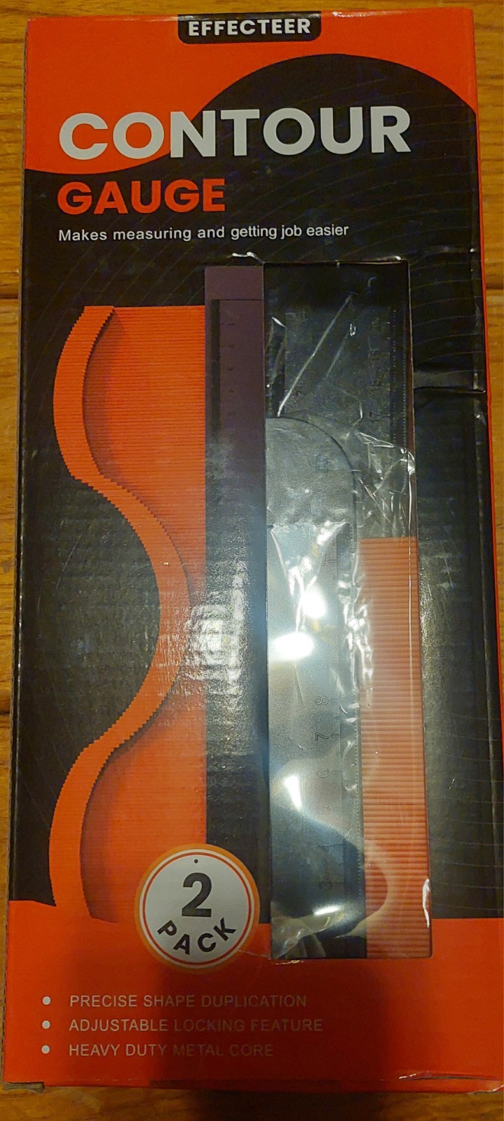 Effecteer Contour Gauge Duplicator with 2 Pack Shape Contour Duplication