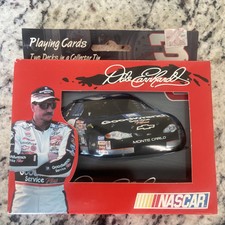 Dale Earnhardt NASCAR Playing Cards Collectors Set Embossed Tin NEW SEALED