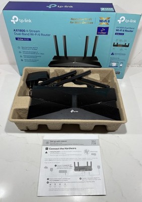 TP-LINK Archer AX21 AX1800 Dual-Band Wi Fi 6 Router 4 LAN OneMesh USB COMPLETE