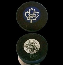 WINDSOR SPITFIRES CAHA GAME PUCK VICEROY MFG. Made In 🇨🇦 VINTAGE RARE