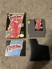 RARE CIB Who Framed Roger Rabbit NES Nintendo Game  *TESTED*