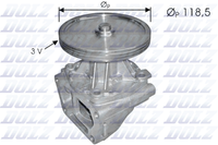 Dolz Wasserpumpe MotorküHlung S121 FüR Fiat Tempra Tipo Mit GehäUse 159 160