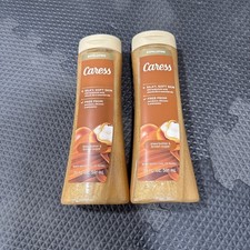 Caress Exfoliating Body Wash Shea Butter  Brown Sugar  20 fl oz  Pack of 2