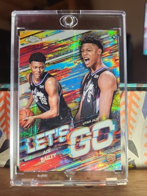 Ace Bailey Rookie 2025-26 Topps Chrome Let's Go #LG-15 SSP rare