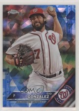 2016 Topps Box Set Chrome Sapphire Edition /250 Gio Gonzalez #47 nd3