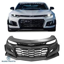 Fits 2019~2023 Chevy Camaro 1LE Style Unpainted Front Bumper Cover Conversion