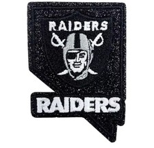 LAS VEGAS RAIDERS - Sparkly - Embroidered Iron-On/Sew Patch