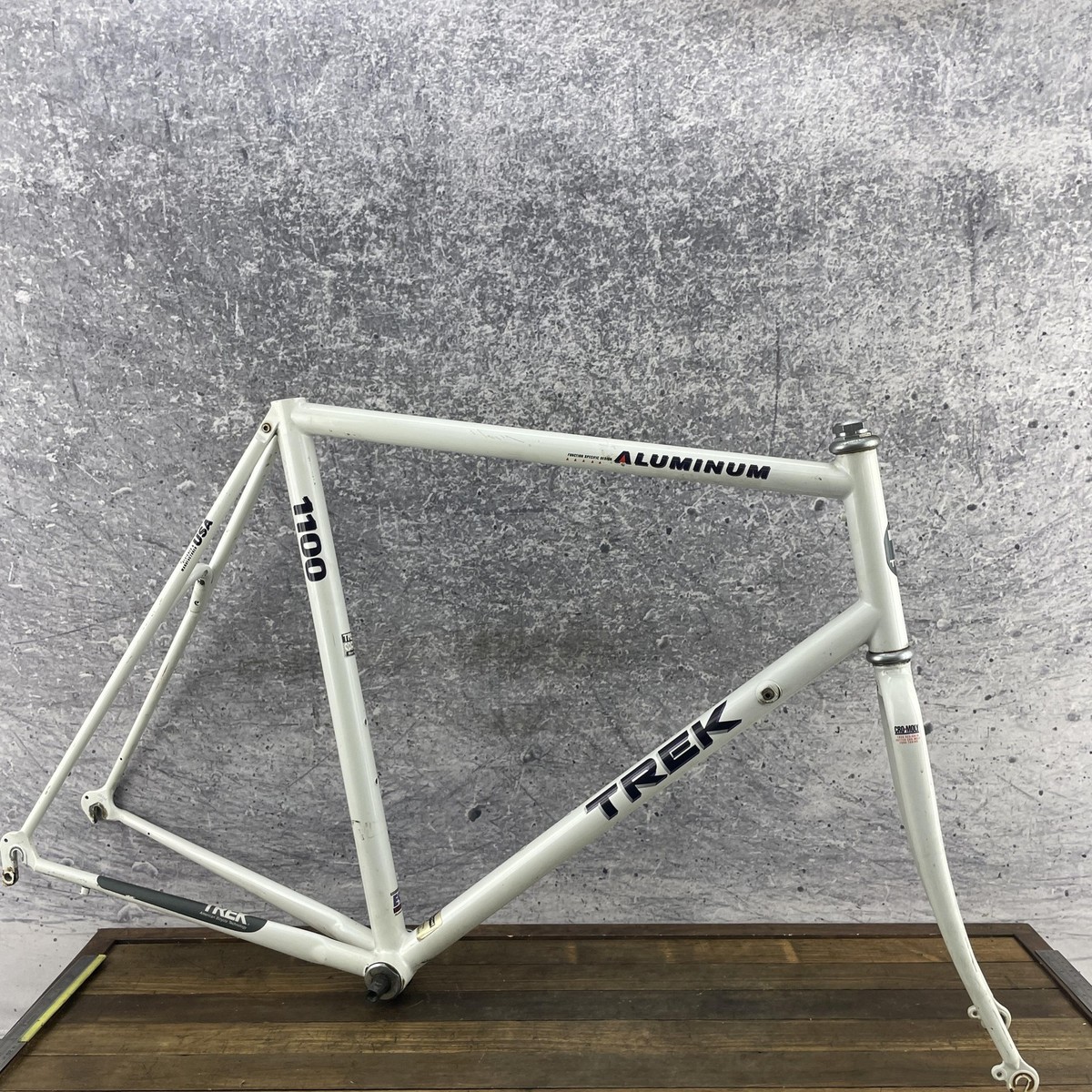 Vintage Trek 1100 Aluminum Road Bike Frame 61cm Easton E9 USA Cr