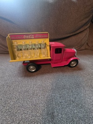 Vintage Coca Cola MetalCraft Pressed Steel Toy Delivery Truck