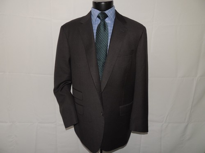 #ad Recent Fit Wel Dormeuil Cloth Charcoal Gray Custom Suit 46 R Pant 38X30 $135.00