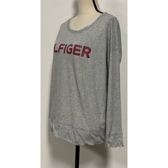 Tommy Hilfiger Long Sleeve T-Shirt Heather Gray Size M thumbnail 4